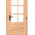 Douglas enkele glas deur 6-ruits B1000xH2050mm buitenmaat, rechtsdraaiend