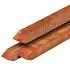 Hardhout Piketpaal 40x40 mm met punt 60 cm