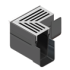 ACO Slim-Line Aluminium Hoekelement 90 graden
