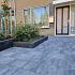 H2O comfort square 60x30x5 cm nero/grey