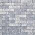 Waalformaat strak 20x5x6 cm grijs/zwart komo