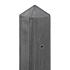 Berton©-paal IJssel antraciet, diamantkop 10 x 10 x 180 cm hoekmodel