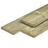 Geïmpregneerd Grenen plank Geschaafd met ronde hoeken 16x140 mm 500 cm