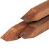 Paal bezaagd 60x60 mm hardhout 275 cm