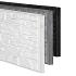 Berton©-motiefplaat smal antraciet gecoat H26 x D3,5 x L184 cm Rustico