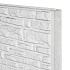 Berton©-motiefplaat wit/grijs H36 x D3,5 x L184 cm Rustico