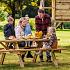 Picknicktafel Superieur 300 cm vuren gedroogd, groen geïmpregneerd