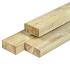 Geimpregneerd Vuren Ligger Geschaafd met ronde hoeken 45x95 mm 360 cm