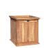 Bloembak teak Kalimantan 51x51x56 cm