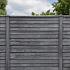 Berton©-motiefplaat smal antraciet H26 x D3,5 x L184 cm rabat-houtmotief