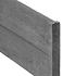 Berton©-motiefplaat smal antraciet H26 x D3,5 x L184 cm rabat-houtmotief