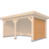 Wandmodule Type C zweeds rabat Red Class Wood 300 x 224 cm