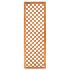Trellis met lijst, diagonale lamellen hardhout kunstmatig gedroogd H180 x B60 cm