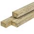Geïmpregneerd Vuren Ligger Geschaafd met ronde hoeken 44x70 mm 420 cm