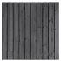 Tuinscherm grenen zwart geïmpregneerd, 21-planks (19 + 2) Hengelo 180 x 180 cm