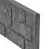 Berton©-motiefplaat smal antraciet H26 x D4,8 x L184 cm romeinsmotief