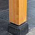 Berton© betonpoer 15,0 x 15,0 x 60,0 cm, antraciet, M16-bus