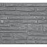 Berton©-motiefplaat smal antraciet H26 x D3,5 x L184 cm Rustico