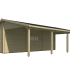 Garage-carport Berggren | 58 mm | vuren onbehandeld