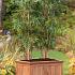 Bloembak teak Flores 82x82x47 cm