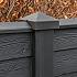 Berton© afdekpet antraciet gecoat, diamantkop 14 x 14 x 5 cm zonder uitsparing