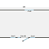Circuswagen Patricia | 19mm | vuren onbehandeld | 480 x 240 cm | excl. onderstel