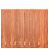 Tuinscherm Dronten, keruing hardhout, RVS-geschroefd, 21-planks (19+2) 180 x 150 cm