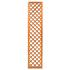 Trellis met lijst, diagonale lamellen hardhout kunstmatig gedroogd H180 x B40 cm