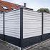 Berton©-motiefplaat smal antraciet gecoat H26 x D3,5 x L184 cm romeins motief