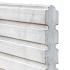 Berton©-motiefplaat smal wit/grijs H26 x D4,8 x L184 cm Deens rabat