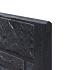 Berton©-motiefplaat smal, antraciet gecoat H26 x D4,8 x L184 cm rotsmotief
