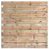 Tuinscherm Erica, groen geïmpregneerd grenen, RVS-geschroefd, horizontaal, 19-planks (15+4) 180 x 180 cm