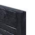 Berton©-motiefplaat antraciet gecoat H36 x D3,5 x L184 cm nostalgiemotief