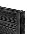 Berton©-motiefplaat smal antraciet gecoat H26 x D3,5 x L184 cm rabat-houtmotief