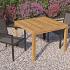 Tuintafel teak 100 x 100 cm