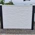 Berton©-motiefplaat smal wit/grijs H26 x D3,5 x L184 cm nostalgiemotief