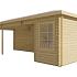 Blokhut - Tuinhuis Bertil | 44 mm | vuren onbehandeld