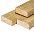Geïmpregneerd Vuren Ligger Geschaafd met ronde hoeken 70x195 mm 500 cm