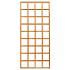 Trellis recht hardhout kunstmatig gedroogd H180 x B90 cm