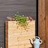 Berton©-motiefplaat smal antraciet gecoat H26 x D3,5 x L184 cm Deens rabat