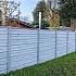 Berton©-motiefplaat smal wit/grijs H26 x D4,8 x L184 cm rabat-houtmotief
