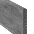 Berton©-motiefplaat smal antraciet H26 x D3,5 x L184 cm blokhutprofiel
