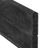 Berton©-motiefplaat smal antraciet gecoat H26 x D3,5 x L184 cm blokhutprofiel