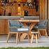 Teak stoel Granada met kussen (set van 2 stoelen)