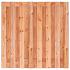 Tuinscherm Marrakesh, Red Class Wood geïmpregneerd ME vuren, RVS-geschroefd, 17-planks (15+2) 180 x 180 cm