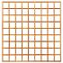 Trellis recht hardhout kunstmatig gedroogd H180 x B180 cm