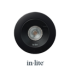 In-Lite Nero LED grondspot 12V -Dark - Ø 116mm