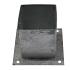 Paalhouder met plaat 121x121 mm hoogte 150 mm verzinkt