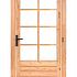 Douglas enkele glas deur dubbelglas 8-ruits B1100xH2150mm buitenmaat, rechtsdraaiend