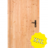 Douglas enkele klampdeur XXL B1200xH2150mm buitenmaat, linksdraaiend